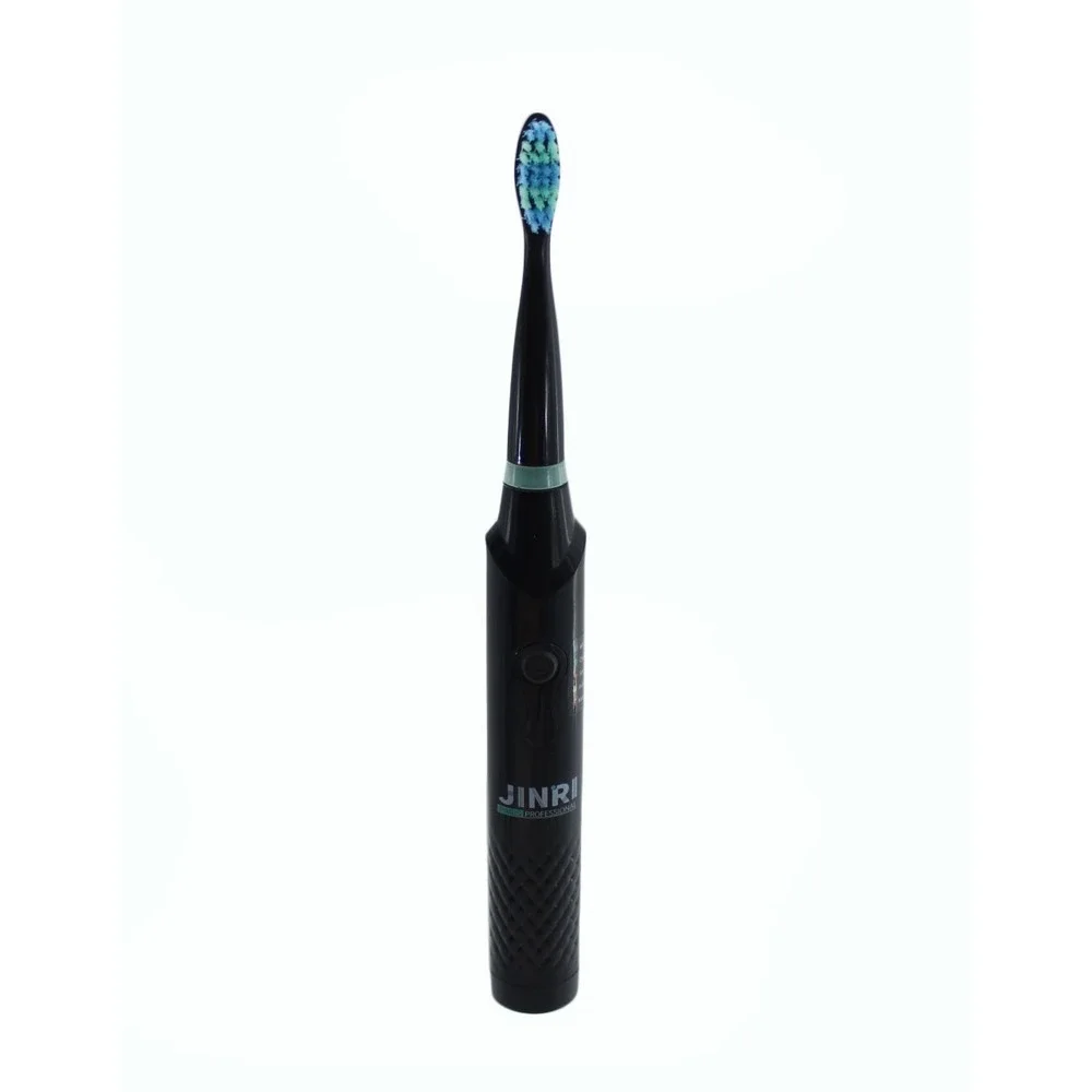 Electric Toothbrush Jinri Electric Toothbrush Battery 3 Replacement Brush Heads